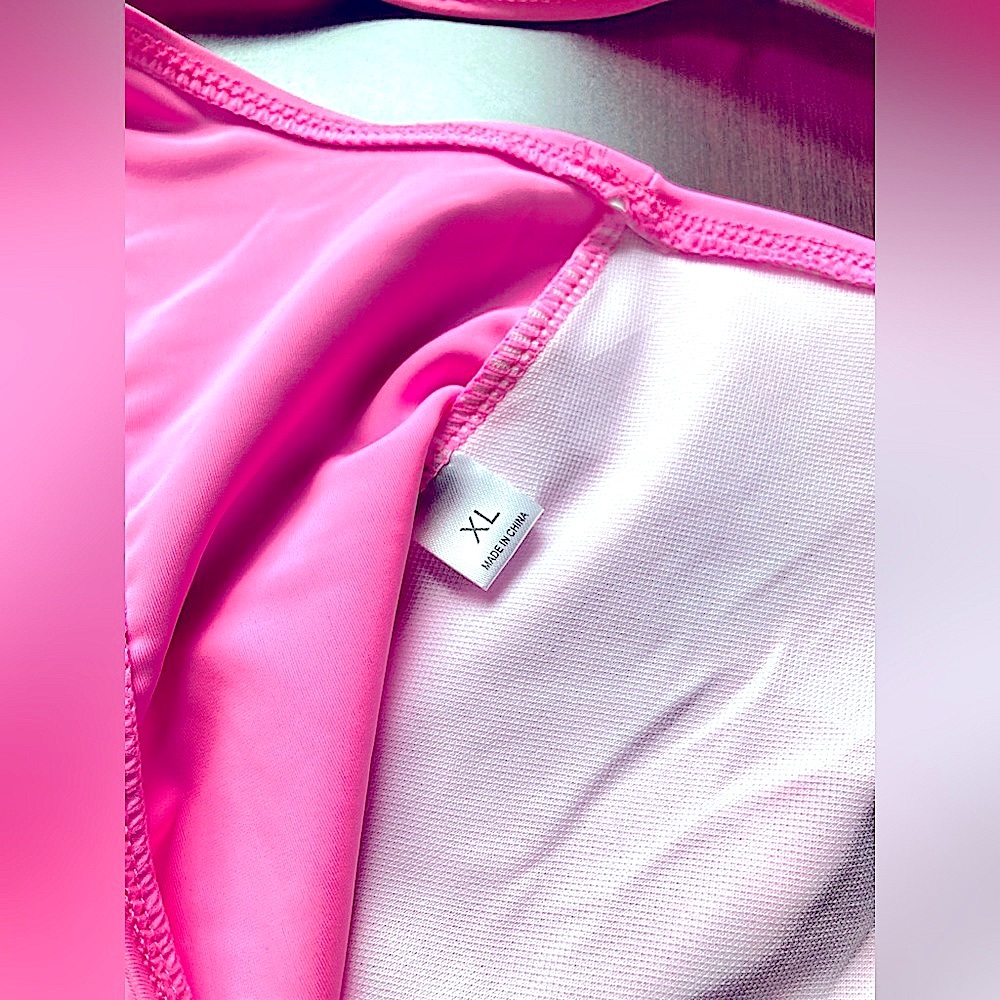 💕NWOT BARBIE Pink Swim Suit XL - Picture 6 of 10